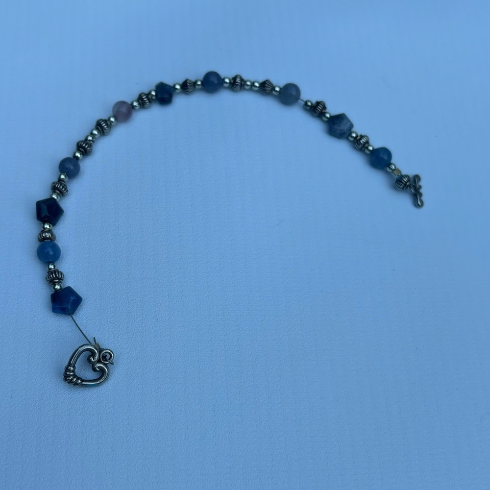 purple beaded bracelet